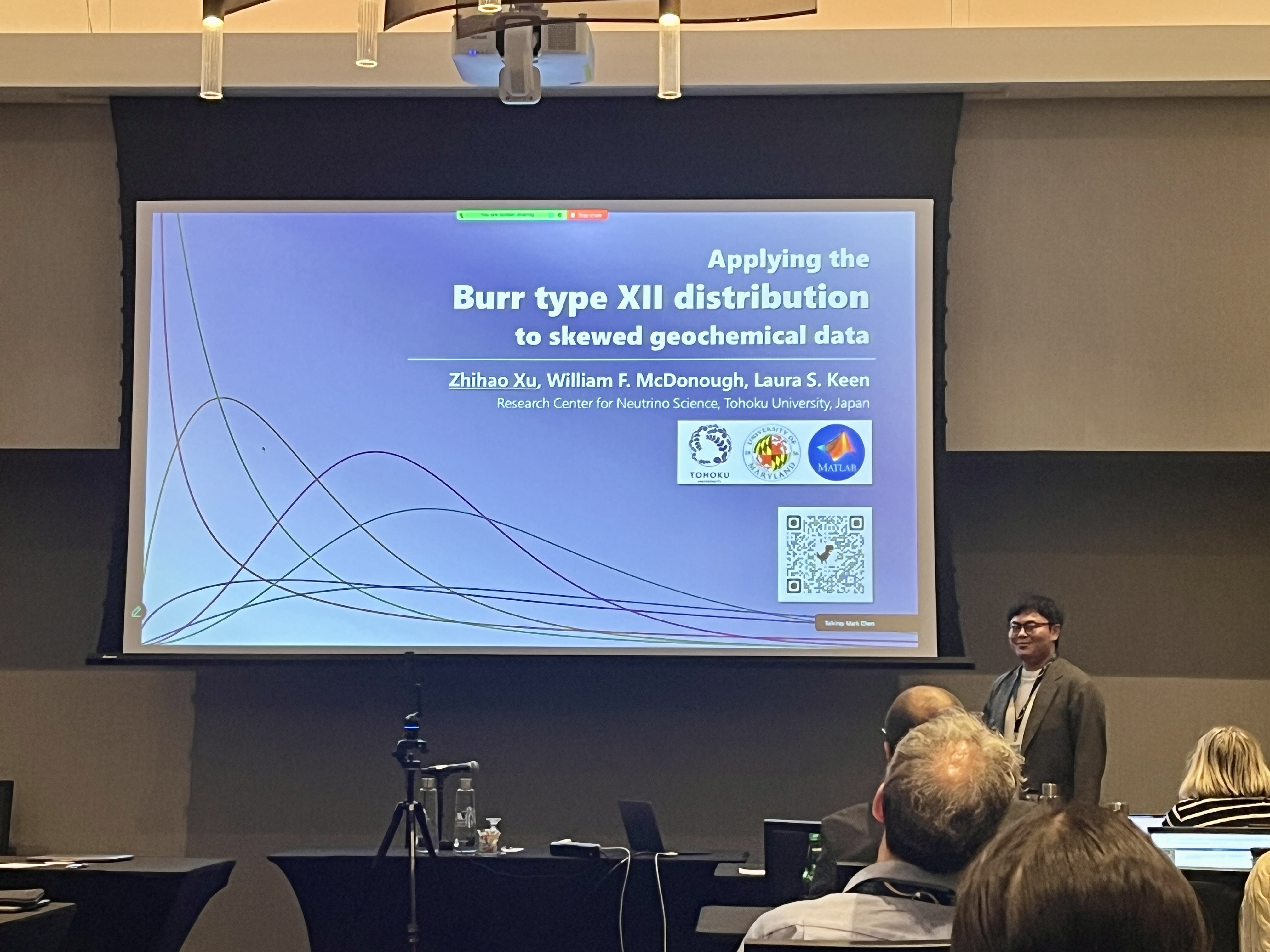 Zhihao's oral presentation at Neutrino Geoscience 2025