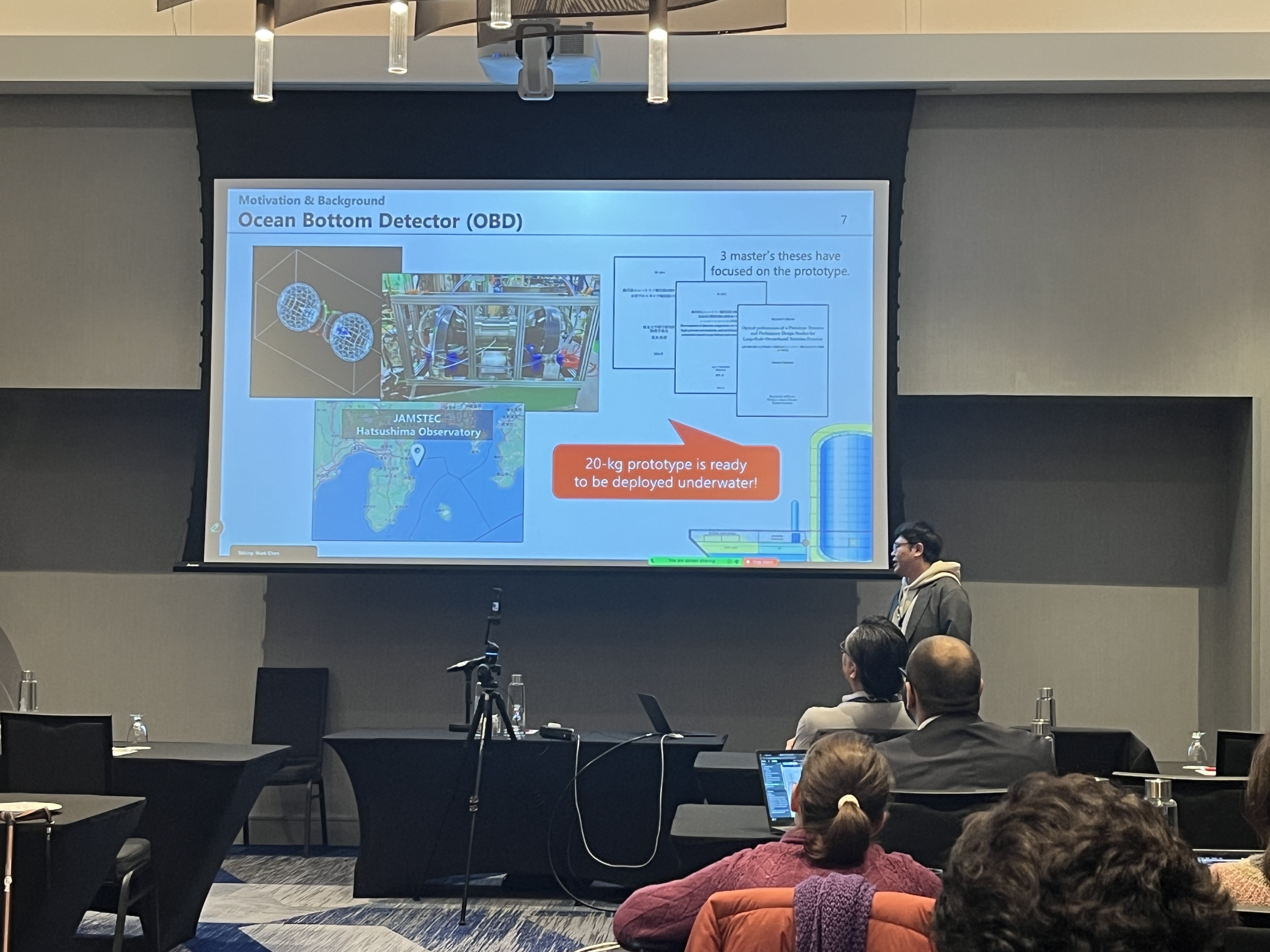 Zhihao's oral presentation at Neutrino Geoscience 2025